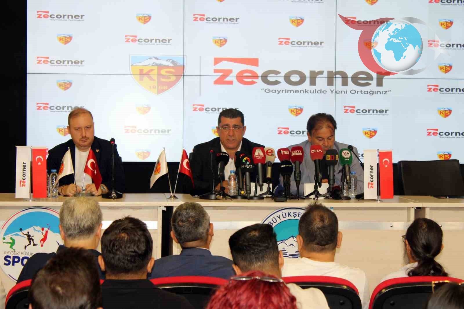 Kayserispor ve Zecorner Arasında Yeni İsim Sponsorluğu Anlaşması