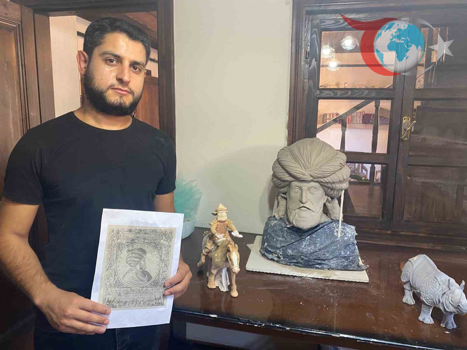 Genç Sanatçıdan Sinan Paşa'ya Adanan Heykel Çalışması