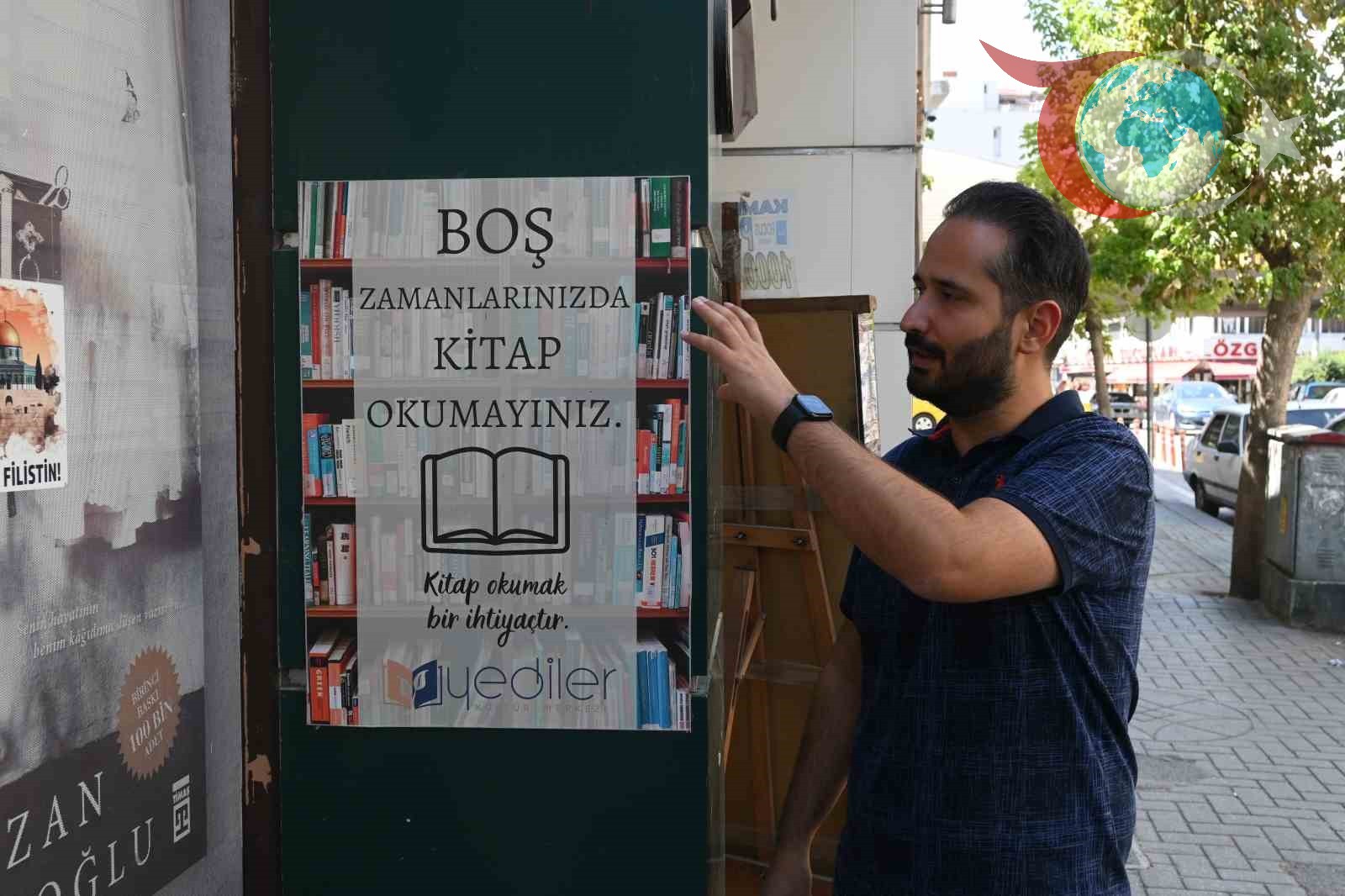 Eskişehir'deki Sahafın Çarpıcı Mesajı: Kitap Okumak Bir İhtiyaçtır