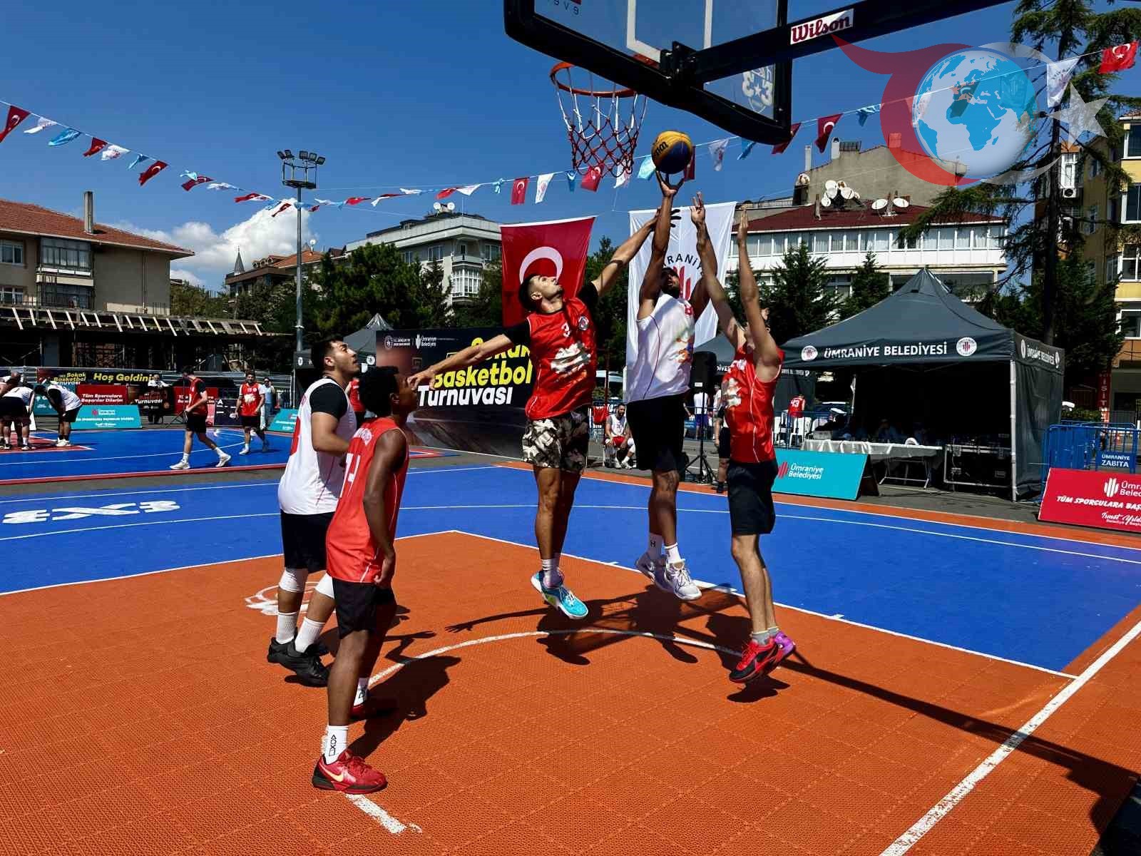 Ümraniye’de 3x3 Basketbol Rüzgarı: Turnuvaya 96 Takım Katıldı!