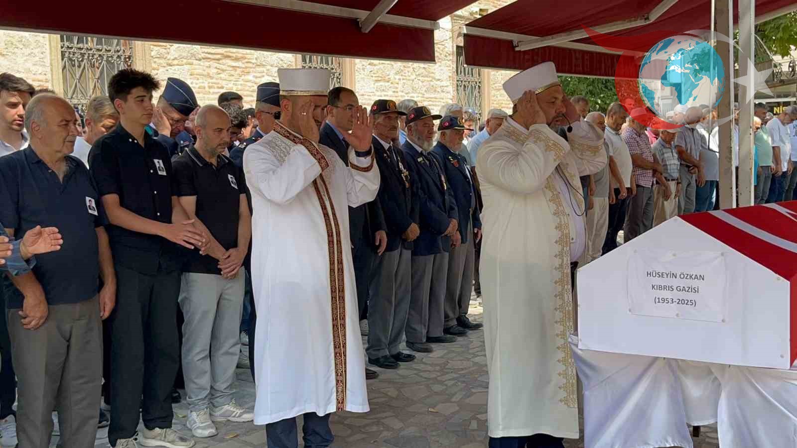 Kıbrıs Gazisi Hüseyin Özkan Son Yolculuğuna Uğurlandı