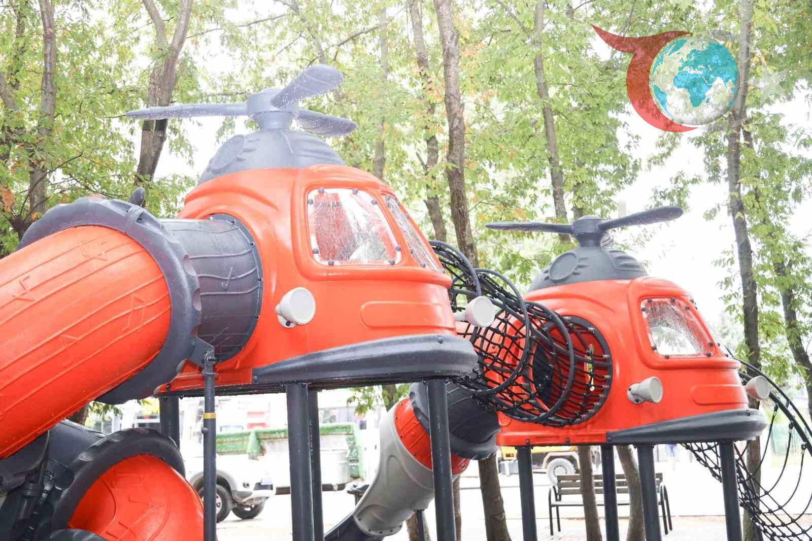 Samsun Canik Belediyesi'nden Çocuklara Havacılık Temalı Park Sürprizi
