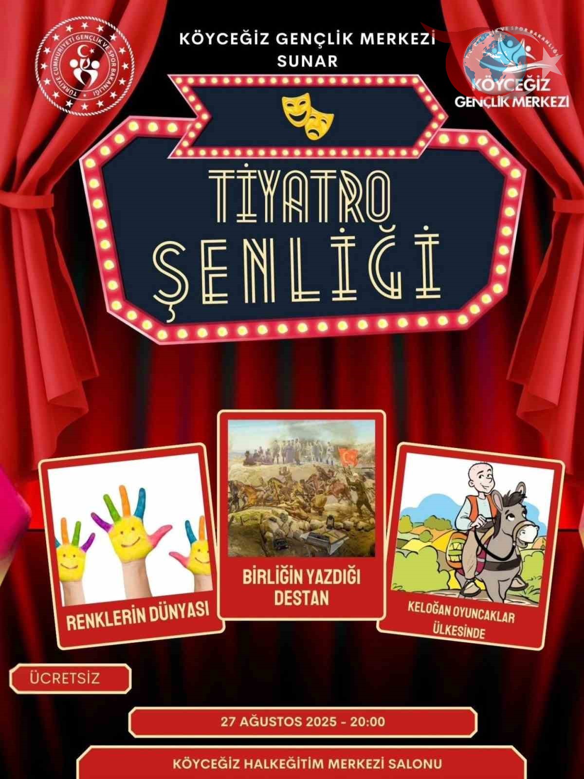 Köyceğiz'de 30 Ağustos'un Coşkusu: Tiyatro Şenliği ile Kutlanacak