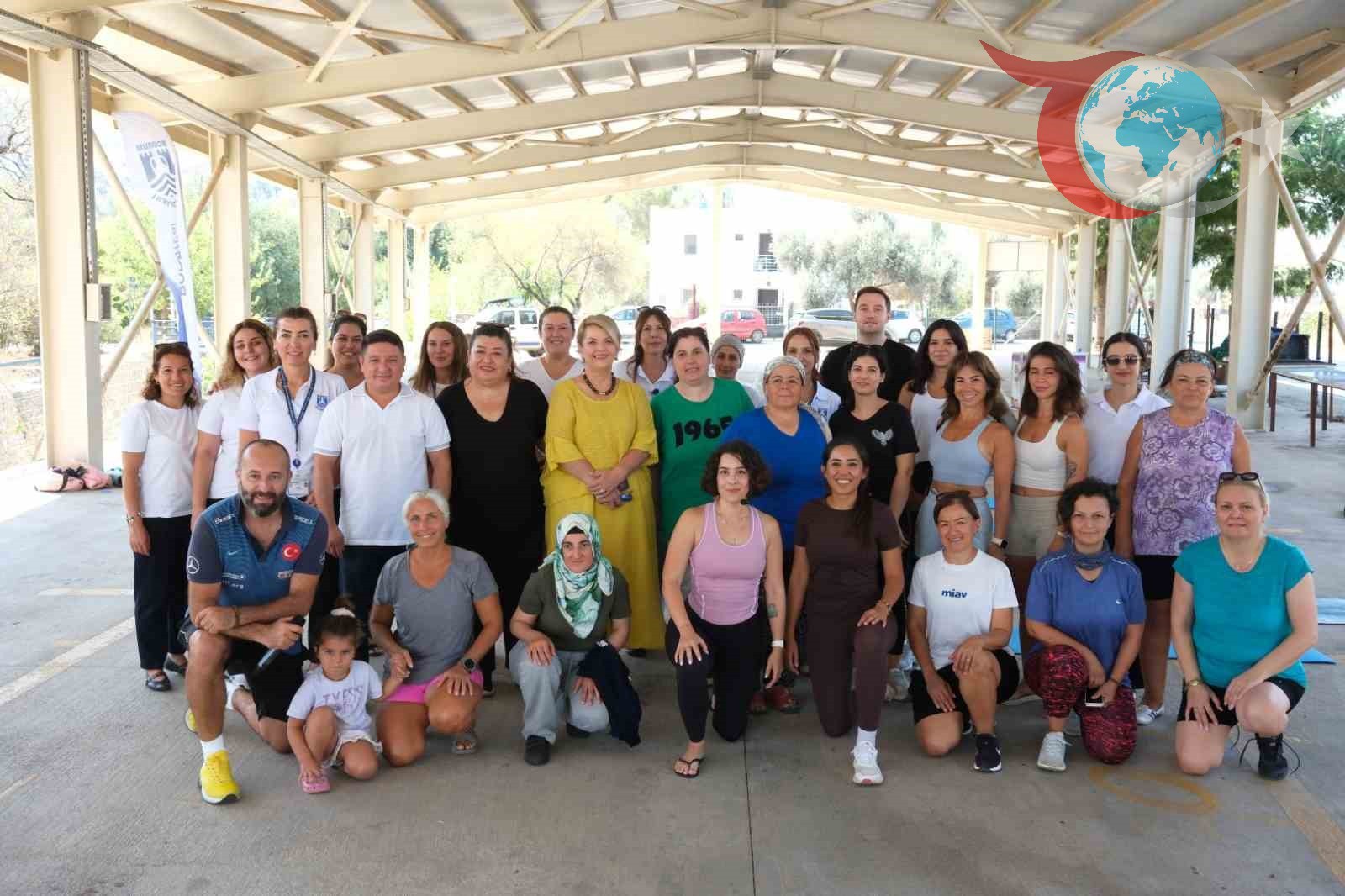 Bodrum'da Kadınlar Sportif Faaliyetlerle Buluştu