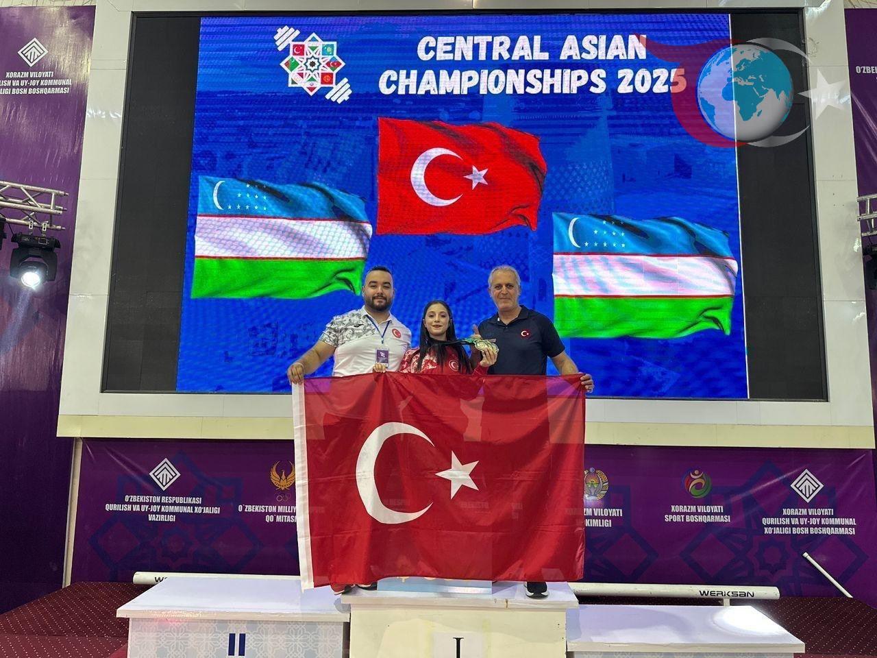 Genç Halterci Şevval İnce, Asya Şampiyonasında Çifte Altın Kazandı