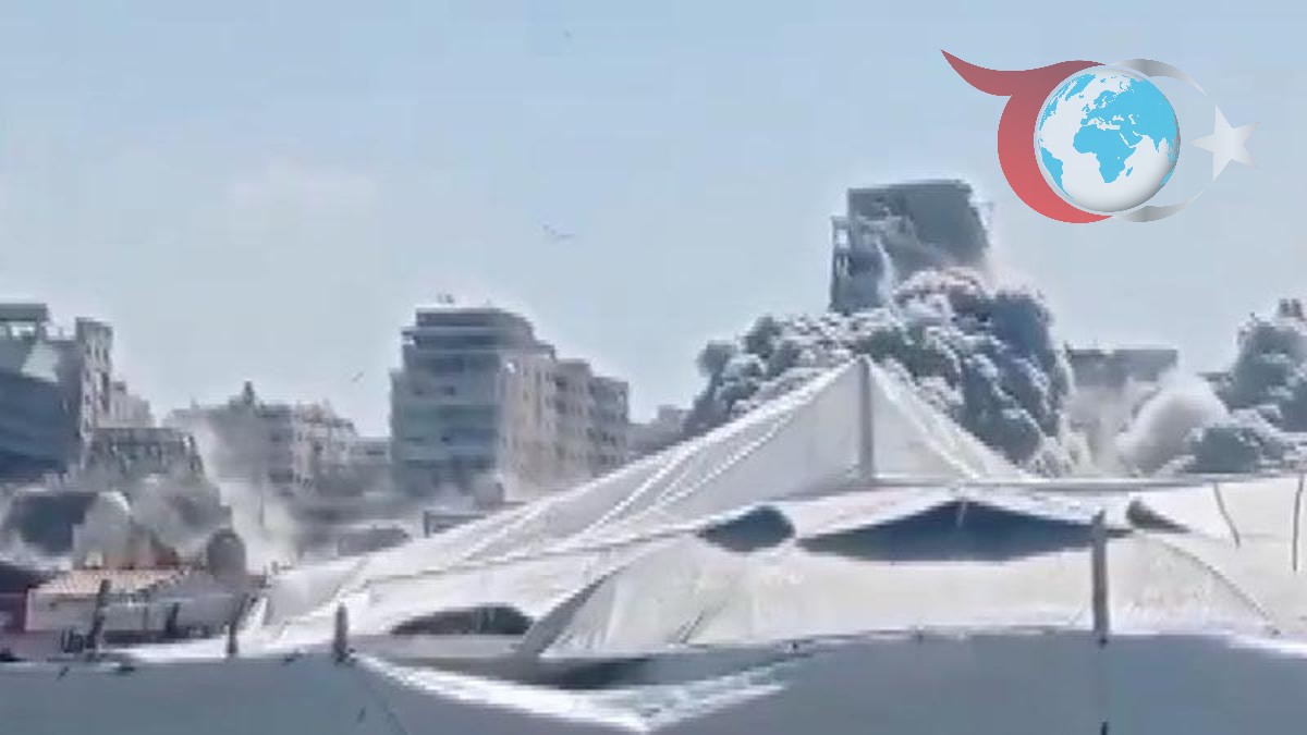 Gazze’de Çok Katlı Binaya Hava Saldırısı: 2 Ölü, Yaralılar Var
