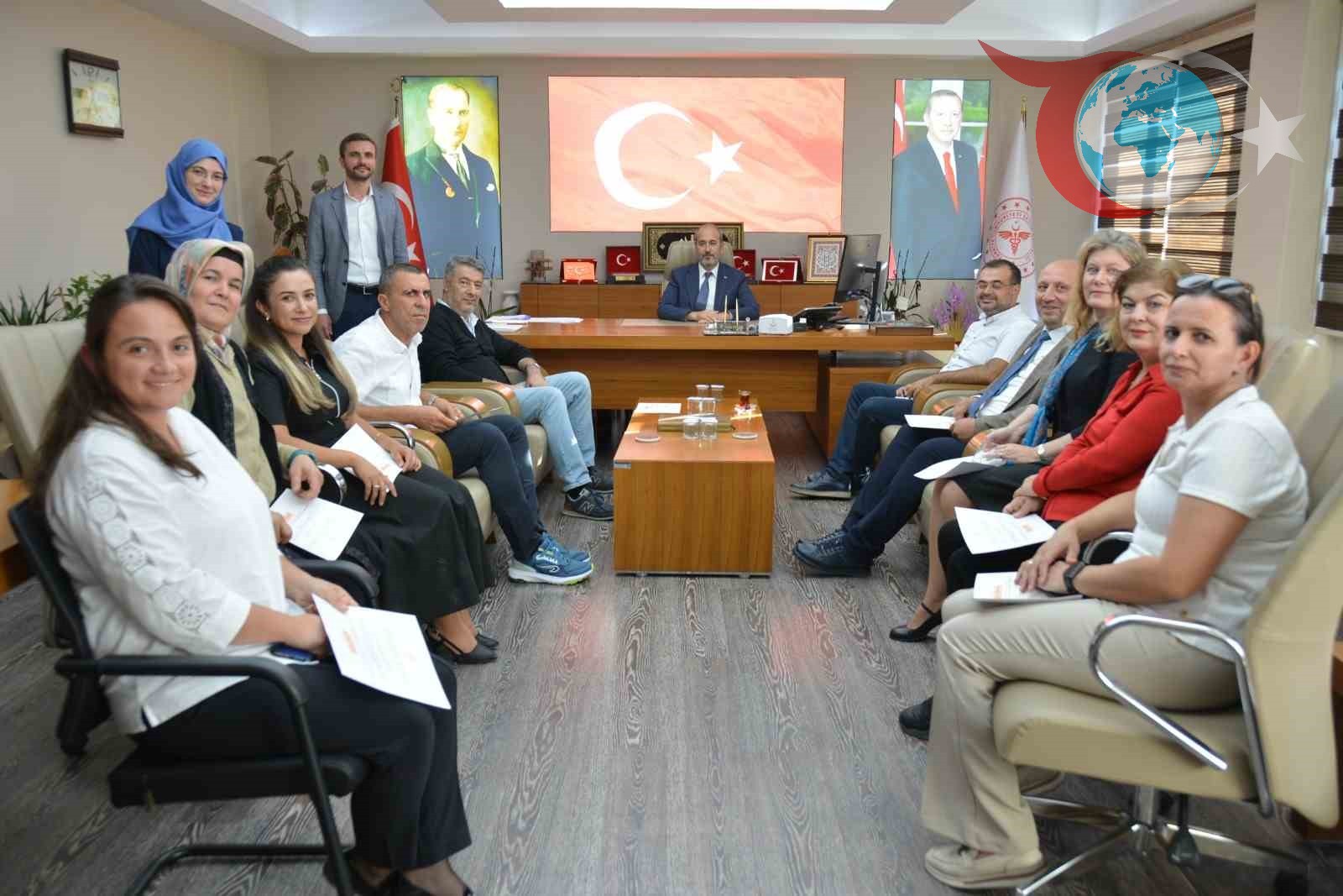 Afyonkarahisar'da Sağlık Personeline Teşekkür Belgeleri Takdim Edildi