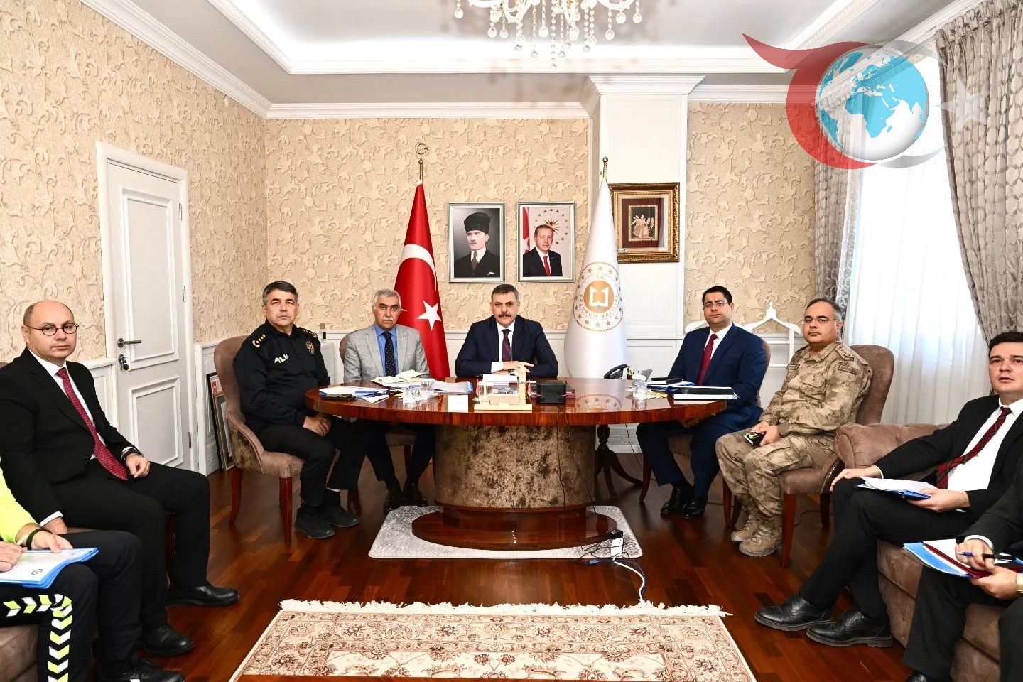 Erzurum'da Trafik Güvenliği İçin Üst Düzey Toplantı