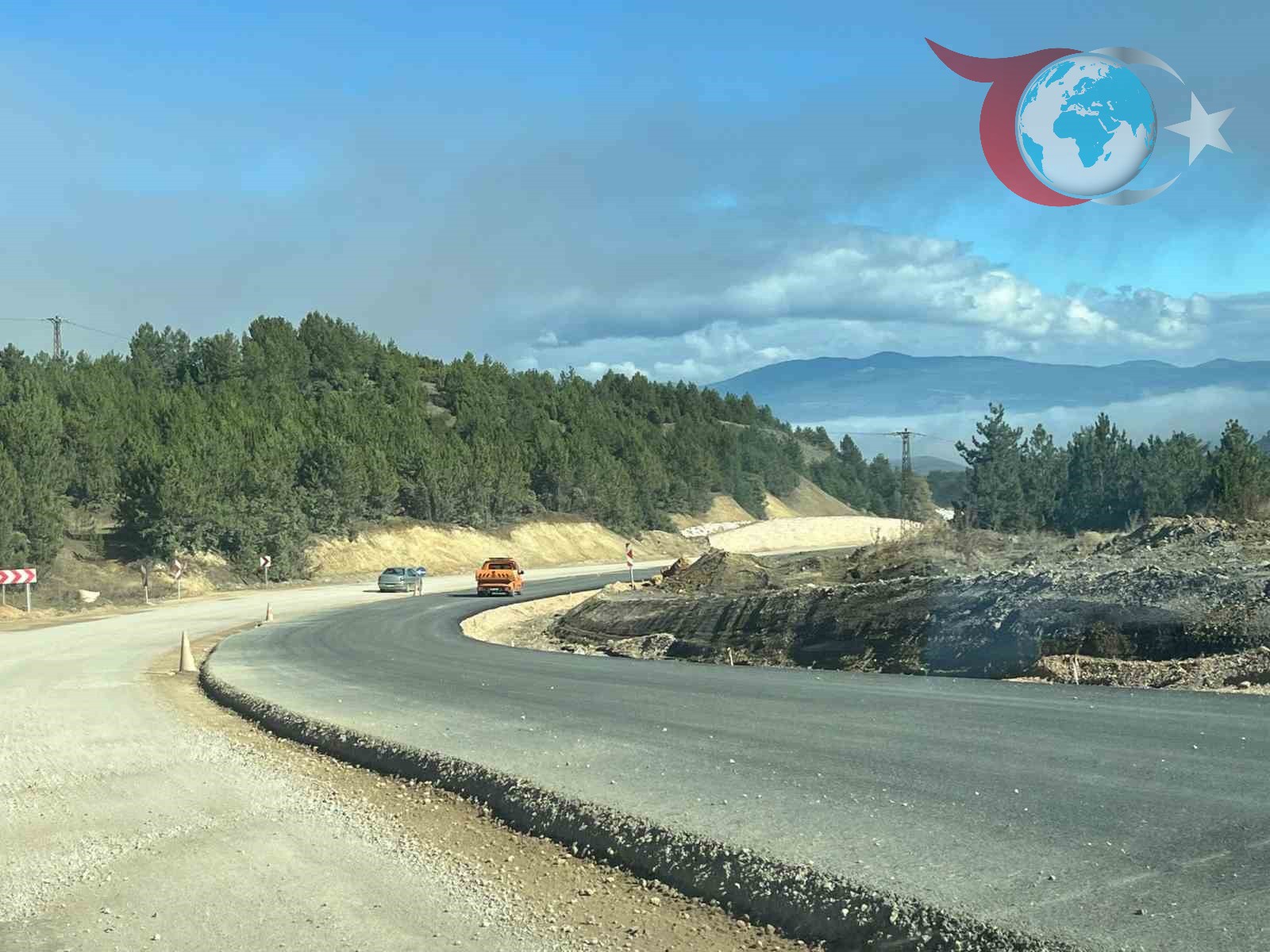 Tavşanlı-Domaniç Yolu'nda Çalışmalar Tüm Hızıyla Sürüyor