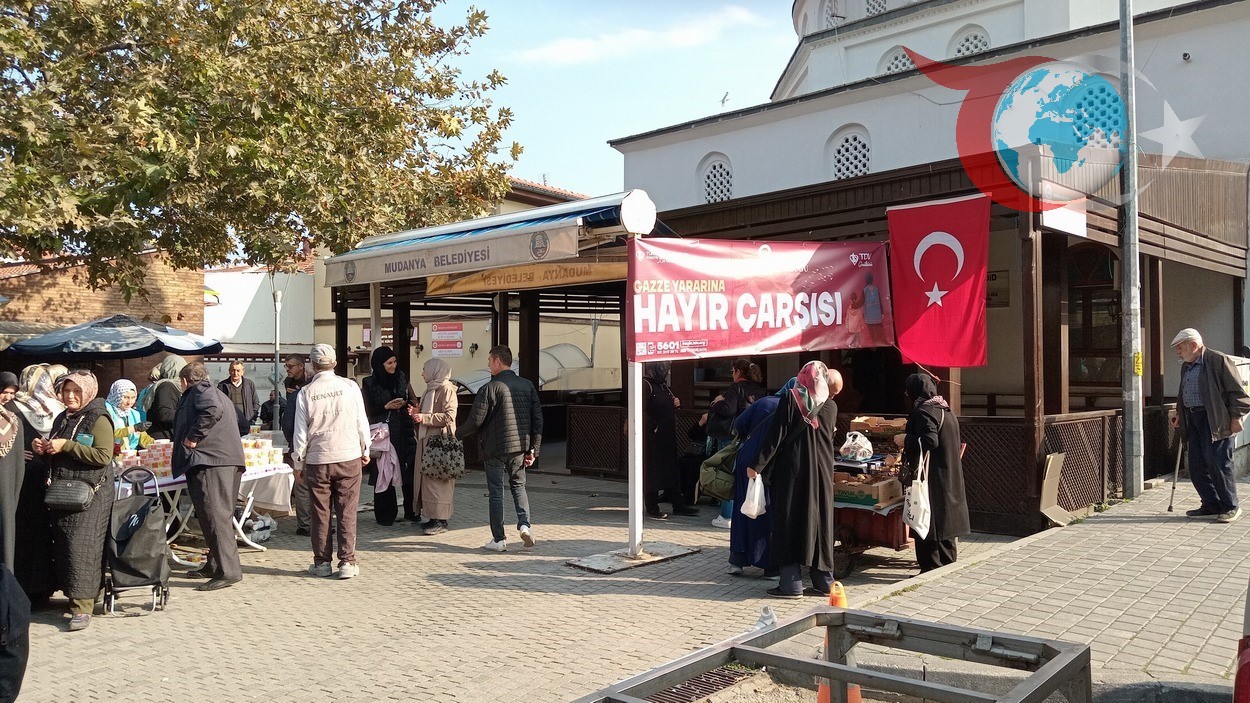 Mudanya'da Düzenlenen Hayır Panayırı ile Gazze'ye Destek Yağdı