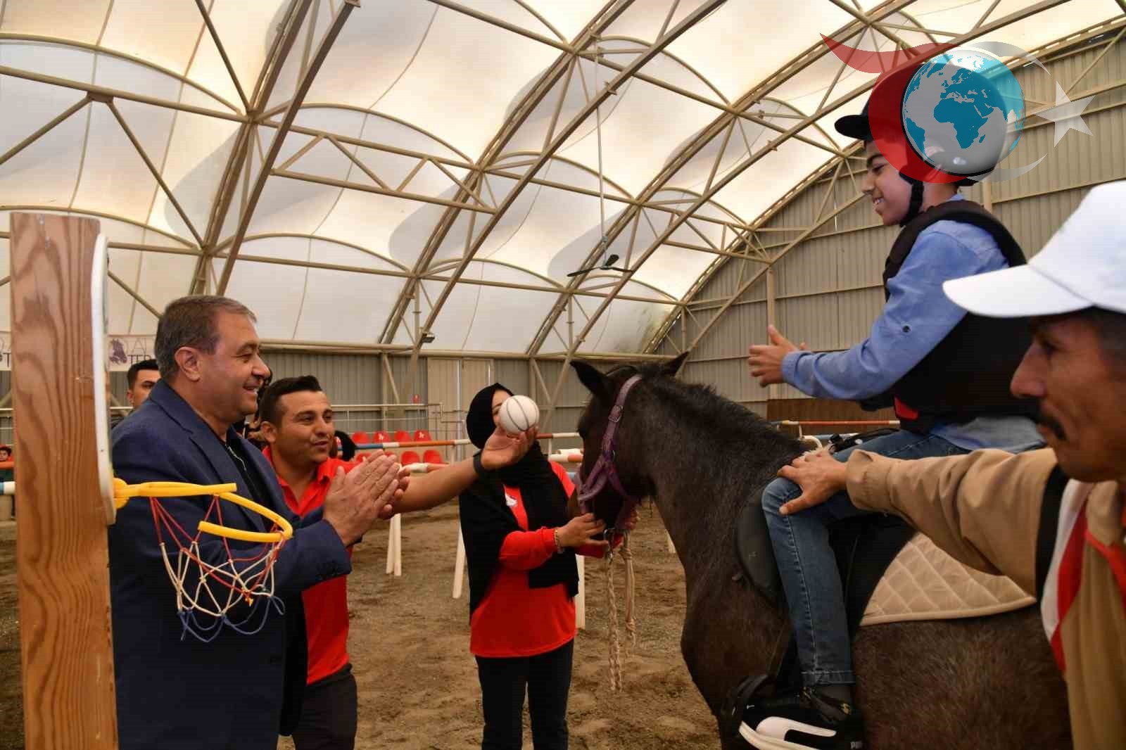 Şanlıurfa’da Engelli Çocuklar İçin Atla Terapi Etkinliği Düzenlendi