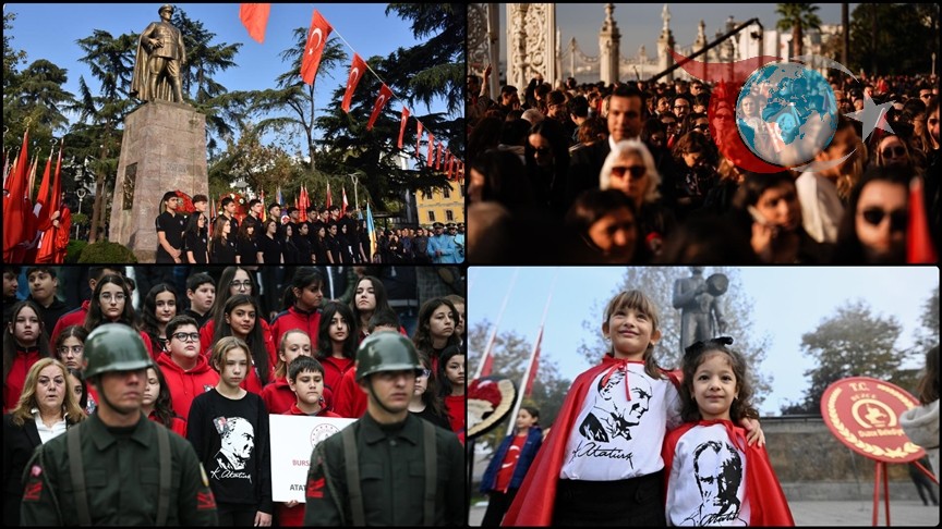 Atatürk'ü Anma Törenleri Türkiye'nin Dört Bir Yanında Gerçekleşti