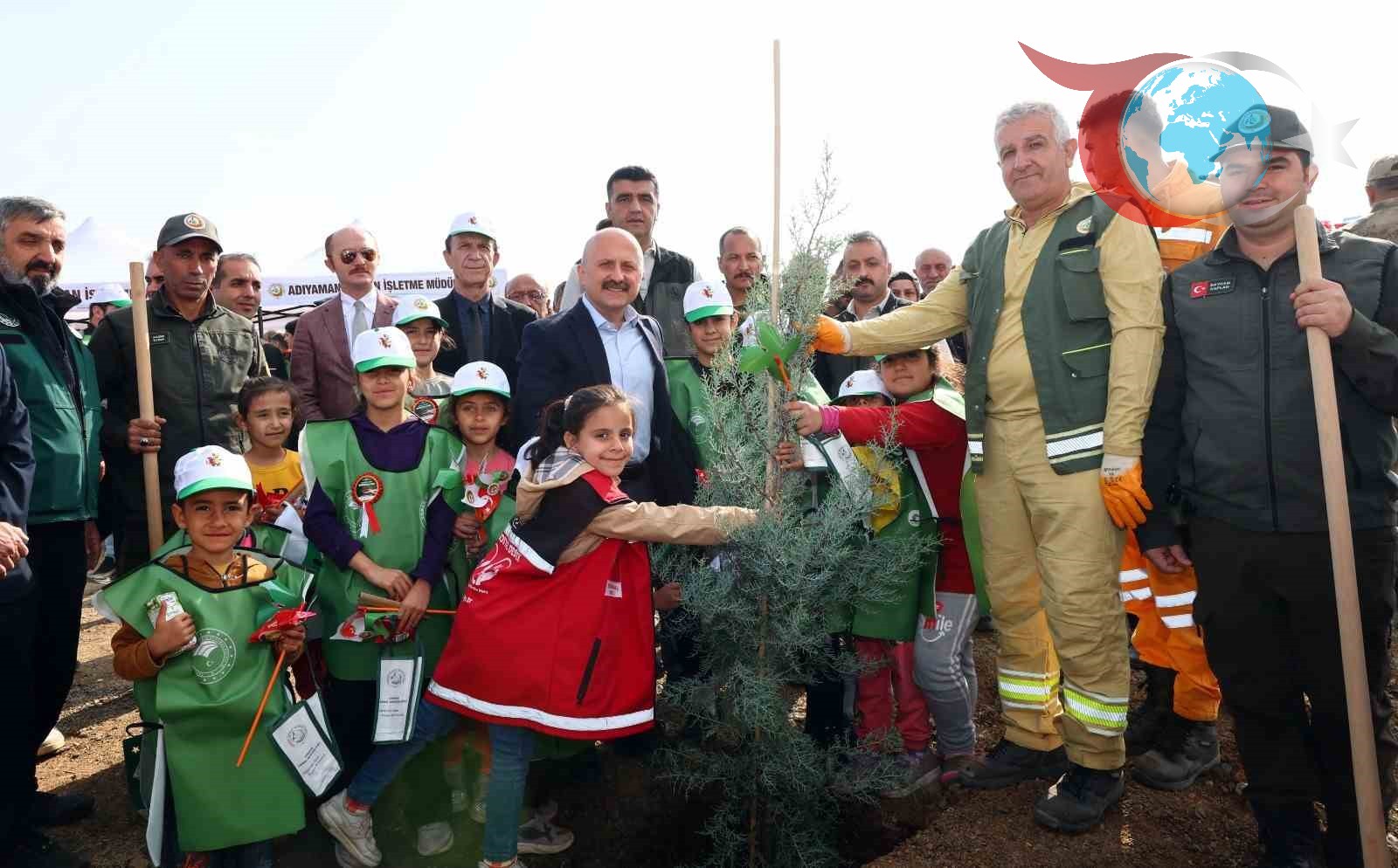 Adıyaman’da Geleceğe Nefes: 10 Bin 500 Fidan Toprakla Buluştu