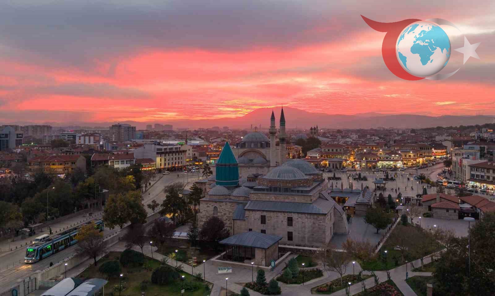 Konya'da Gün Batımının Büyüleyici Manzaraları